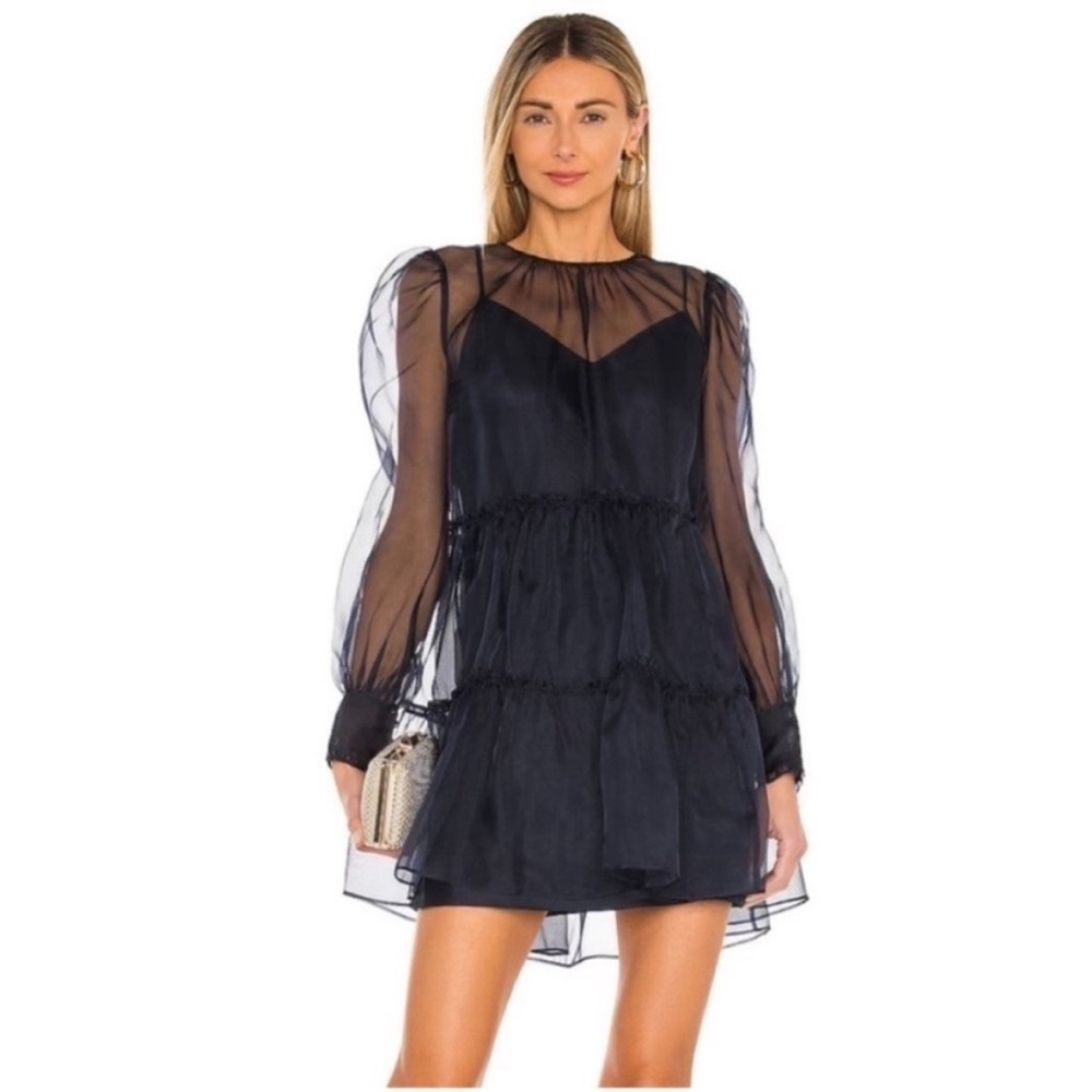 CINQ À SEPT Rhonda Long-sleeve Dress In Navy
$395